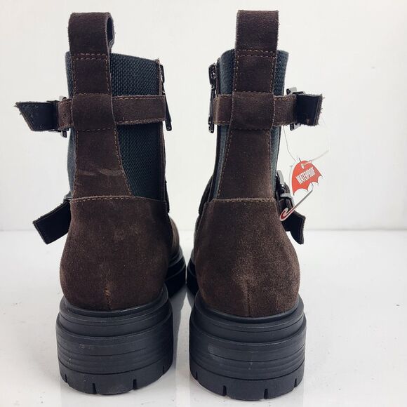 Blondo Ginny Buckle zipper Ankle Boot Booties Suede leather - Picture 7 of 13